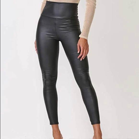 Palazzo Pants - Faux Leather pants